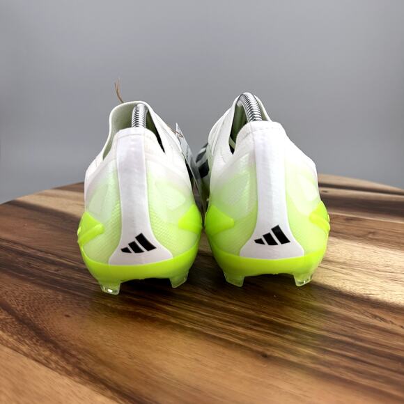 Adidas X Crazyfast.1 FG Soccer Cleats Boots Men's 13 White Green HQ4516 NEW - Picture 5 of 11